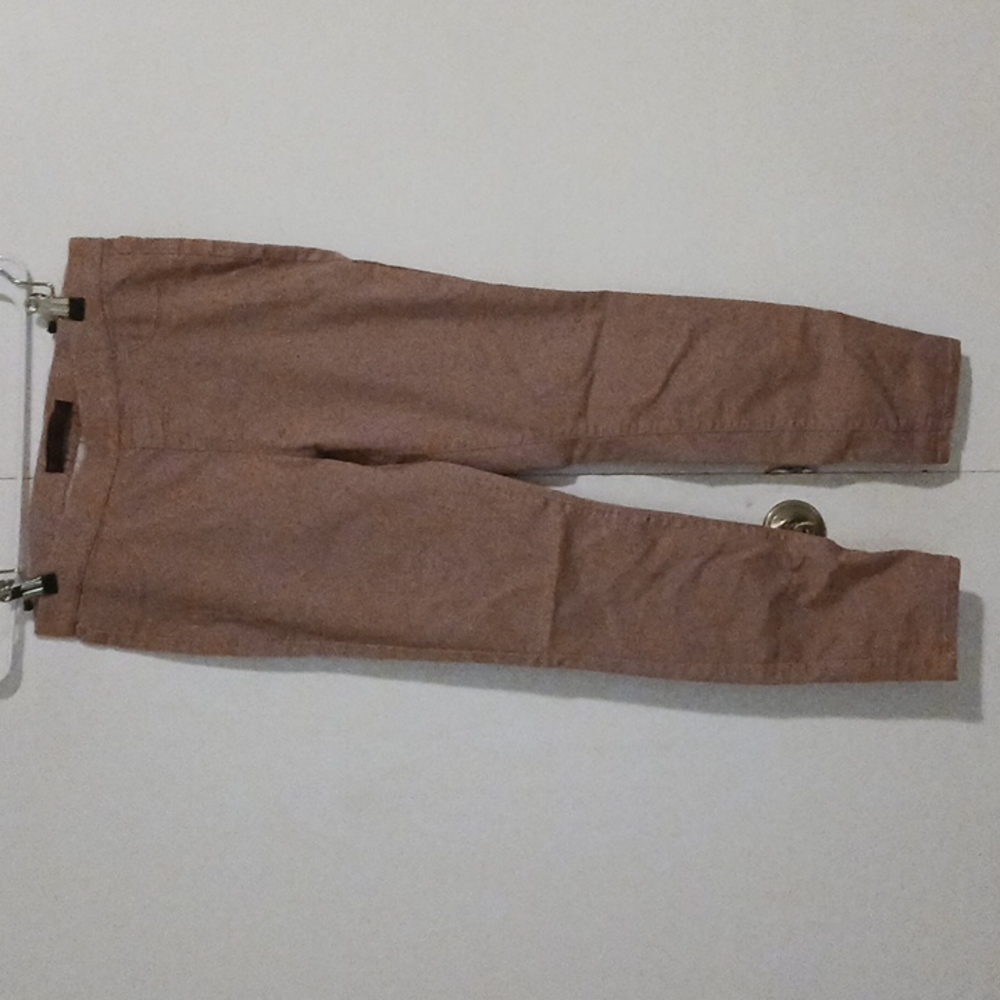 Dusty rose colored jeggings
